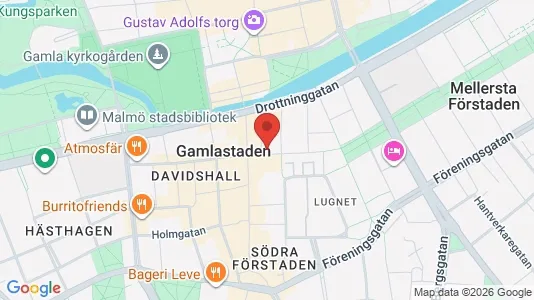 Kontorslokaler att hyra i Malmö Centrum - kort over placeringen