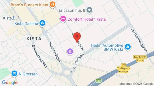 Kontorslokaler att hyra i Västerort - kort over placeringen