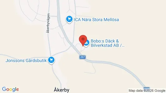 Lagerlokaler att hyra i Örebro - kort over placeringen