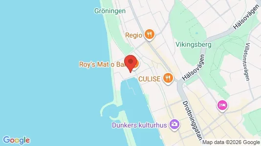 Kontorslokaler att hyra i Helsingborg - kort over placeringen
