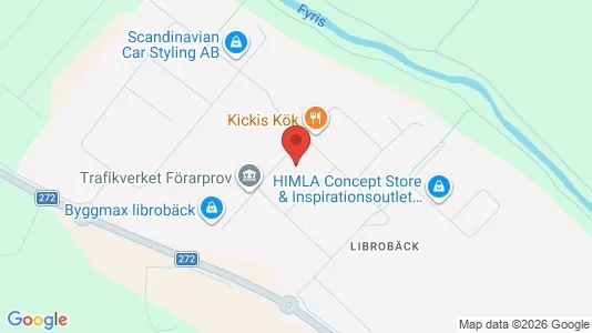 Kontorslokaler att hyra i Uppsala - kort over placeringen
