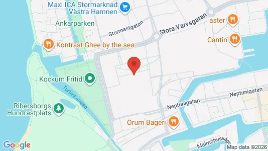 Kontorslokaler att hyra i Malmö Centrum - kort over placeringen