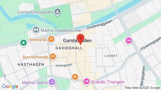Kontorslokaler att hyra i Malmö Centrum - kort over placeringen