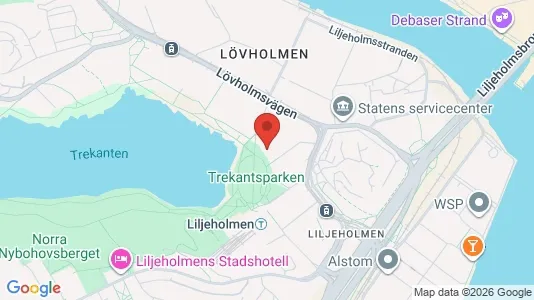 Kontorslokaler att hyra i Södermalm - kort over placeringen