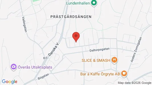 Kontorslokaler att hyra i Örgryte-Härlanda - kort over placeringen