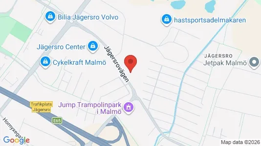 Kontorslokaler att hyra i Rosengård - kort over placeringen