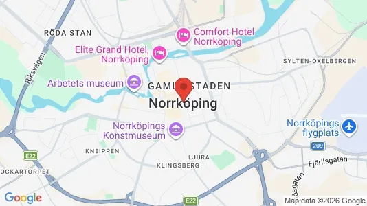 Butikslokaler att hyra i Norrköping - Bild från Google Street View