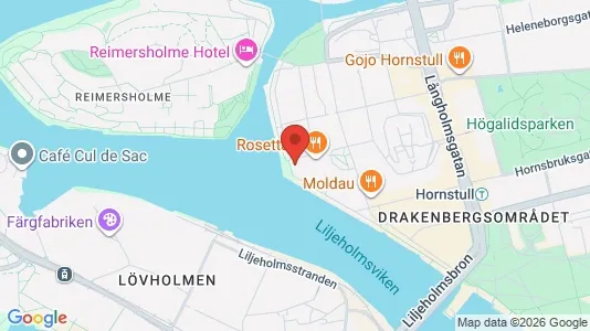 Kontorslokaler att hyra i Södermalm - kort over placeringen