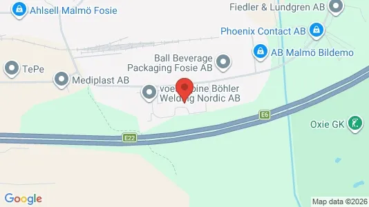 Kontorslokaler att hyra i Fosie - kort over placeringen