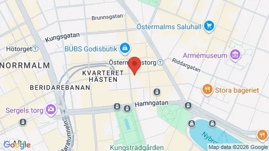 Kontorslokaler att hyra i Stockholm Innerstad - kort over placeringen