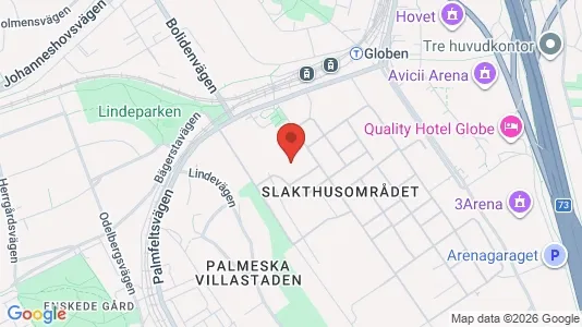 Kontorslokaler att hyra i Söderort - kort over placeringen