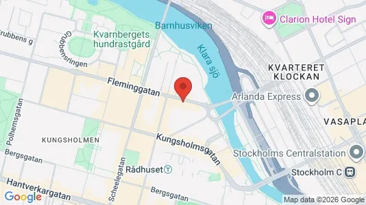 Kontorslokaler att hyra i Kungsholmen - kort over placeringen