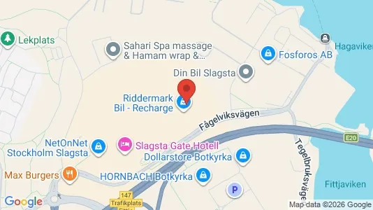 Kontorslokaler att hyra i Botkyrka - kort over placeringen