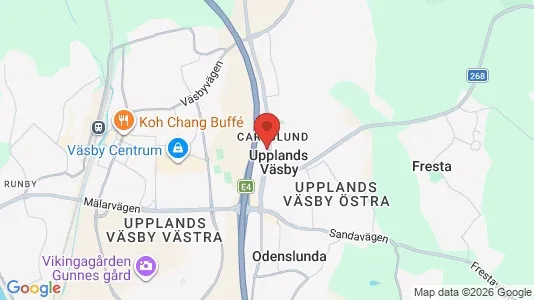 Kontorslokaler att hyra i Upplands Väsby - kort over placeringen