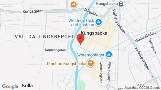 Kontorslokaler att hyra i Kungsbacka - kort over placeringen