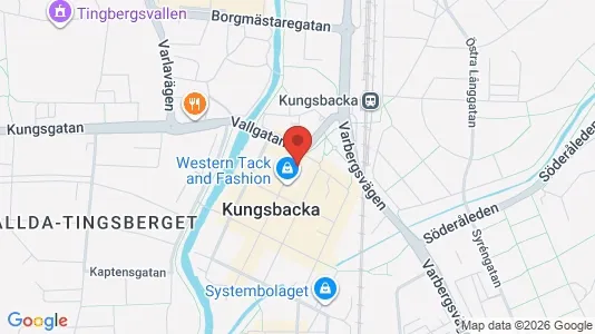 Kontorslokaler att hyra i Kungsbacka - kort over placeringen