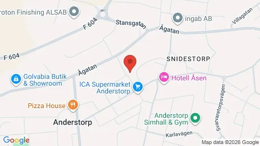 Kontorslokaler att hyra i Gislaved - kort over placeringen