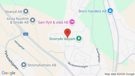 Kontorslokaler att hyra i Tranås - kort over placeringen