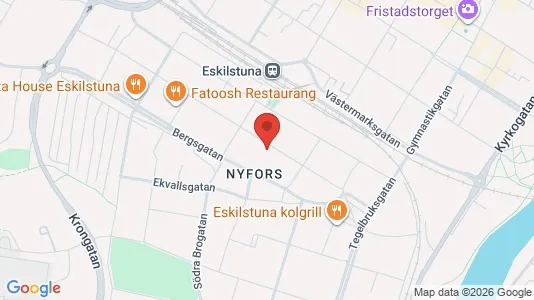 Kontorslokaler att hyra i Eskilstuna - kort over placeringen