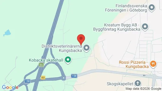 Kontorslokaler att hyra i Kungsbacka - kort over placeringen