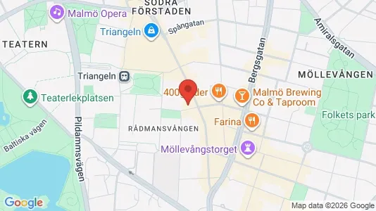 Kontorslokaler att hyra i Sofielund - kort over placeringen
