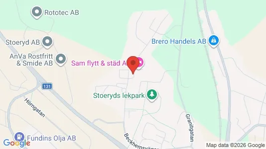 Kontorslokaler att hyra i Tranås - kort over placeringen