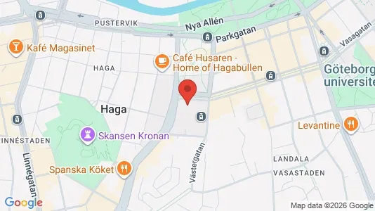 Kontorslokaler att hyra i Göteborg Centrum - kort over placeringen