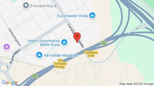 Kontorslokaler att hyra i Västerort - kort over placeringen