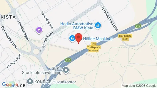 Kontorslokaler att hyra i Västerort - kort over placeringen