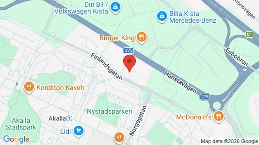 Kontorslokaler att hyra i Västerort - kort over placeringen