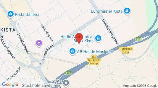 Kontorslokaler att hyra i Västerort - kort over placeringen