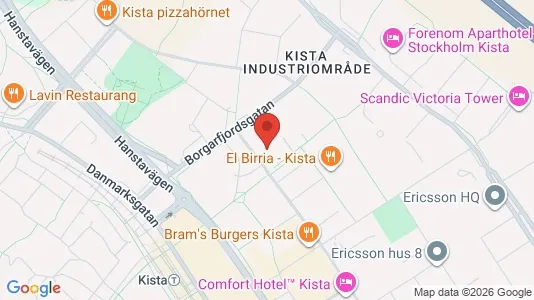 Kontorslokaler att hyra i Västerort - kort over placeringen